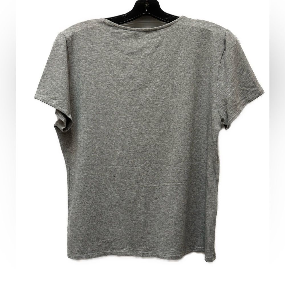 Magaschoni Lux T-Shirt Pima Gray Cotton Modal Made in Peru Size L - Picture 2 of 3